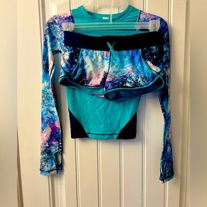 Ivivva Rashguard and Swim Shorts